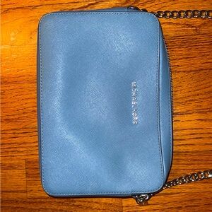 MICHAEL KORS blue crossbody bag!!